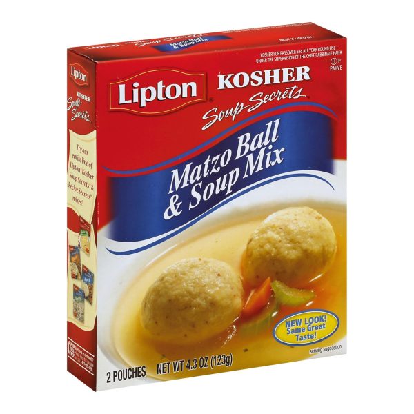 Lipton Matzo Ball And Soup Mix - Case Of 12 - 4.3 Oz.