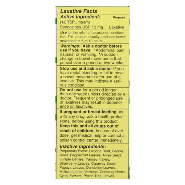 Modern Natural Products Swiss Kriss Herbal Laxative Bulk - 3.25 Oz - Image 2