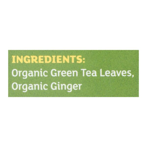 Equal Exchange - Tea Green Ginger - Case Of 6-20 Bag - Image 2