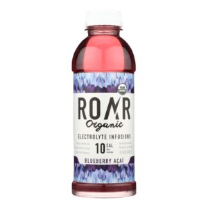 Roar Organic - Water Blueberry Acai - Case Of 12-18 Fz
