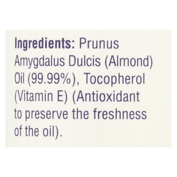 Heritage Products Sweet Almond Oil - 8 Fl Oz - Image 2