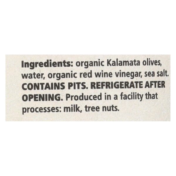 Divina - Organic Kalamata Olives - Case Of 6 - 6.35 Oz. - Image 2
