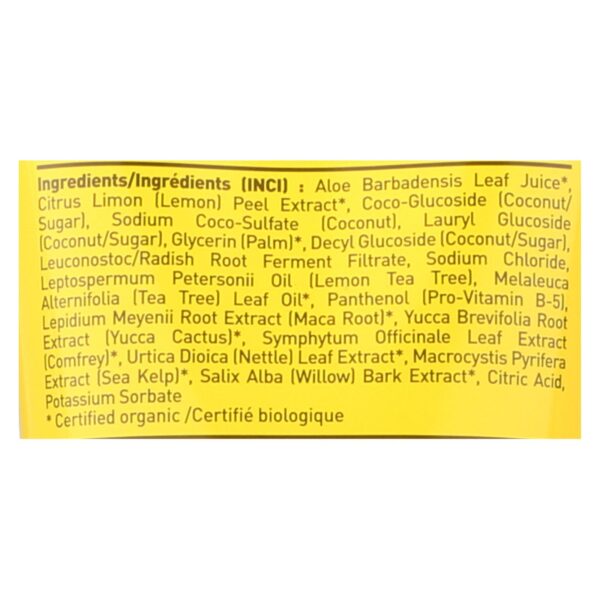 Desert Essence - Shampoo Lemon Tea Tree - 8 Fl Oz - Image 2