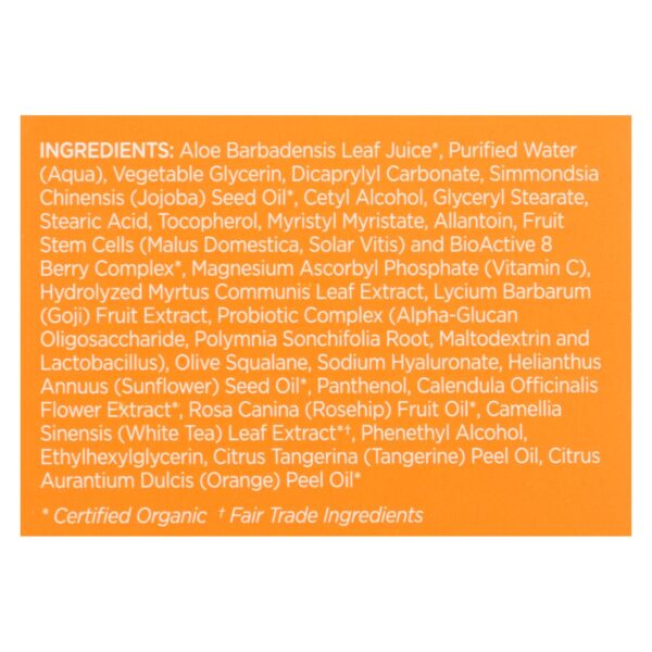 Andalou Naturals Renewal Cream Brightening Probiotic Plus C - 1.7 Fl Oz - Image 2