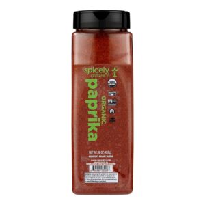 Spicely Organics - Paprika Organic - Case Of 2-16 Ounces