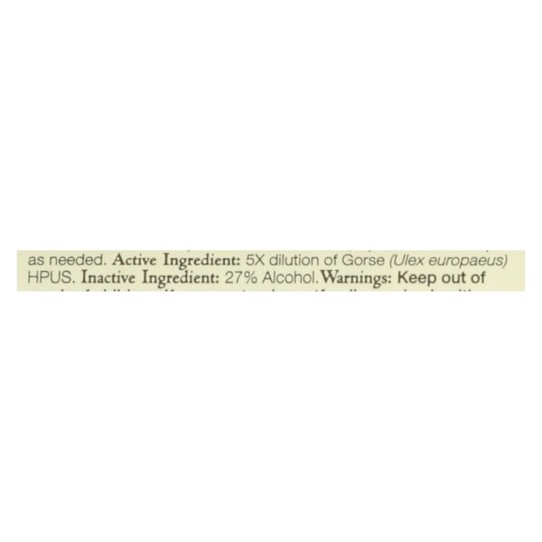 Bach Flower Remedies Essence Gorse - 0.7 Fl Oz - Image 2