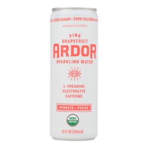 Ardor Sparkling Water - Sparkling Water Pink Grpft - Case Of 12-12 Fz