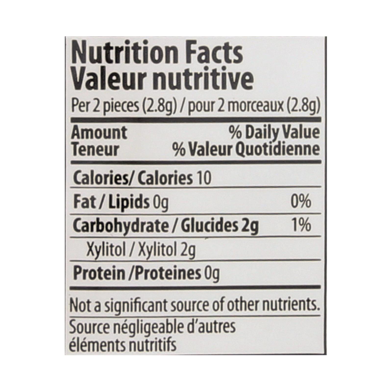 Pur Pomegranate Mint Gum  - Case Of 12 - 2.72 Oz - Image 2