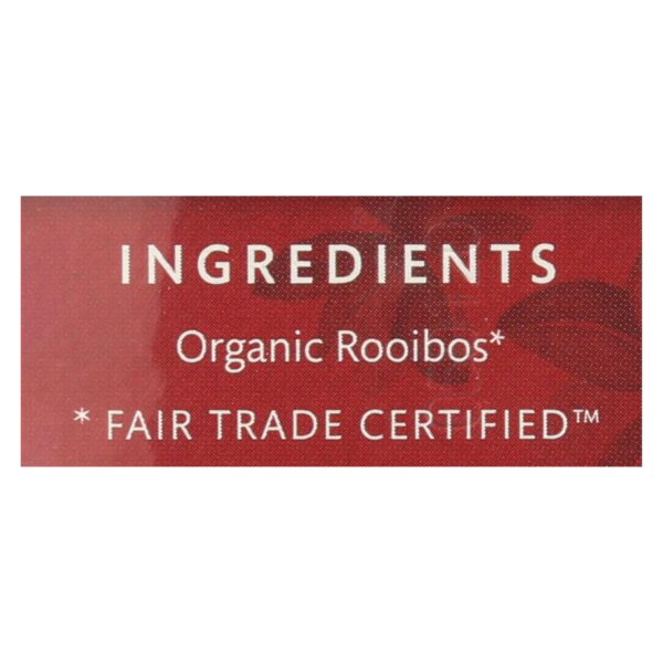Choice Organic Teas Rooibos Red Bush Tea - 16 Tea Bags - Case Of 6 - Image 2