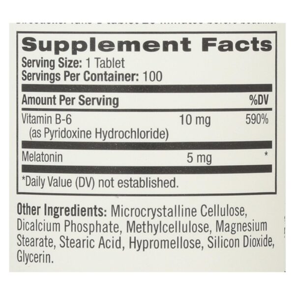 Natrol Melatonin Time Release - 5 Mg - 100 Tablets - Image 2