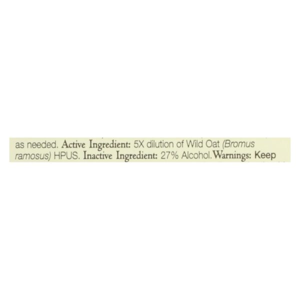 Bach Flower Remedies Essence Wild Oat - 0.7 Fl Oz - Image 2