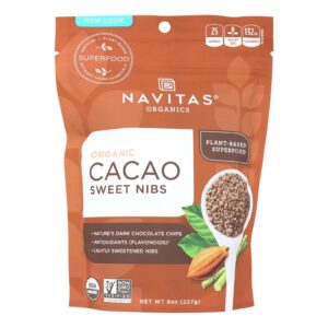 Navitas Naturals - Cacao Nibs Organic Sweetened - 8 Oz