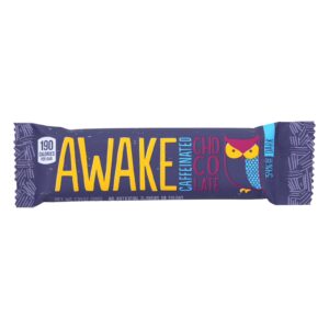 Awake Chocolate - Bar Caff Dark Chocolate - Case Of 12-1.34 Oz