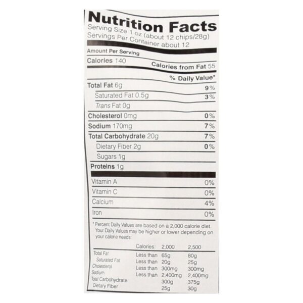 Mi Nina's White Corn Tortilla Chips With Jalapeno Aguave  - Case Of 9 - 12 Oz - Image 2