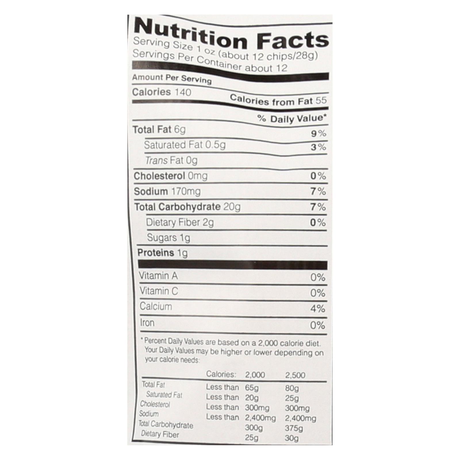 Mi Nina's White Corn Tortilla Chips With Jalapeno Aguave  - Case Of 9 - 12 Oz - Image 2