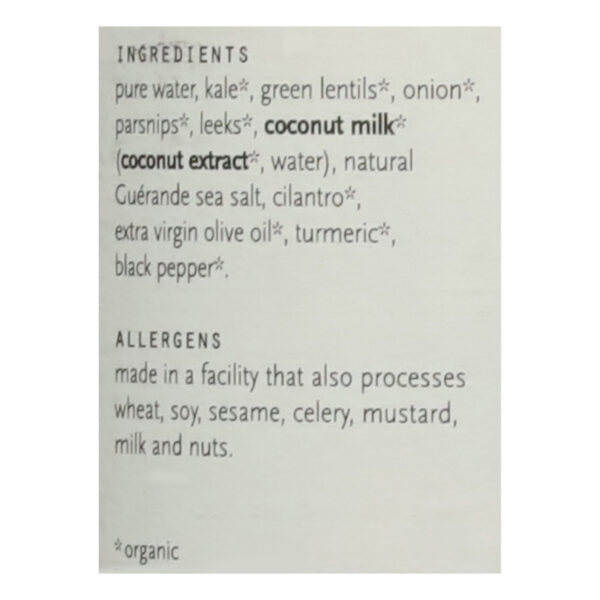 Karine & Jeff - Soup Lentil And Kale - Case Of 6-24 Oz - Image 2
