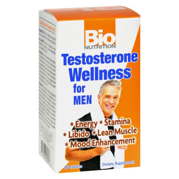 Bio Nutrition - Testosterone Wellness For Men - 60 Tablets - Image 2