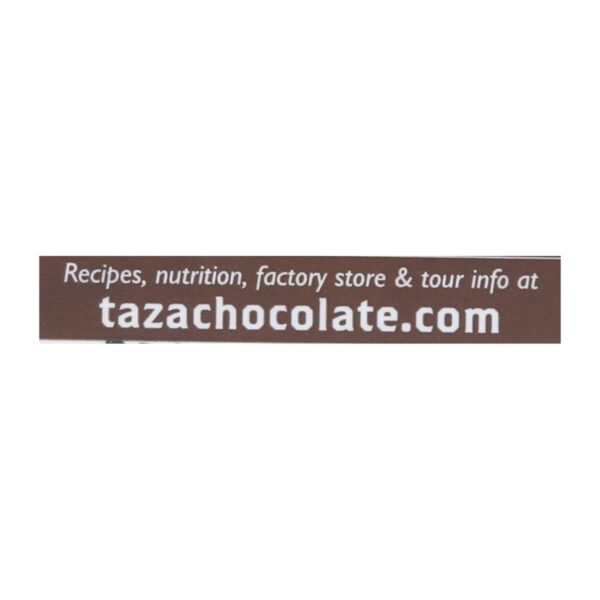 Taza Chocolate Organic Chocolate Mexicano Discs - 50 Percent Dark Chocolate - Vanilla - 2.7 Oz - Case Of 12 - Image 2