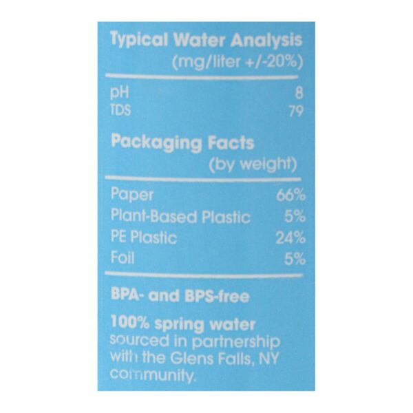 Just Water - Water 100% Spring - Case Of 12-33.8 Fz - Image 2