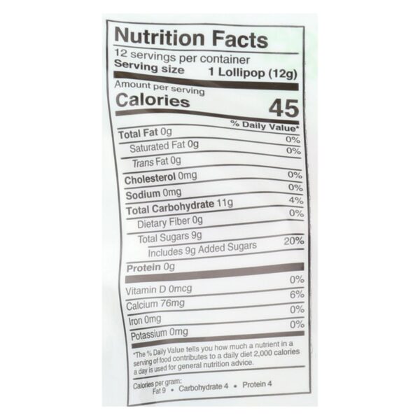 Treehugger Natural Bubble Gum Filled Lollipops  - Case Of 6 - 5.07 Oz - Image 2