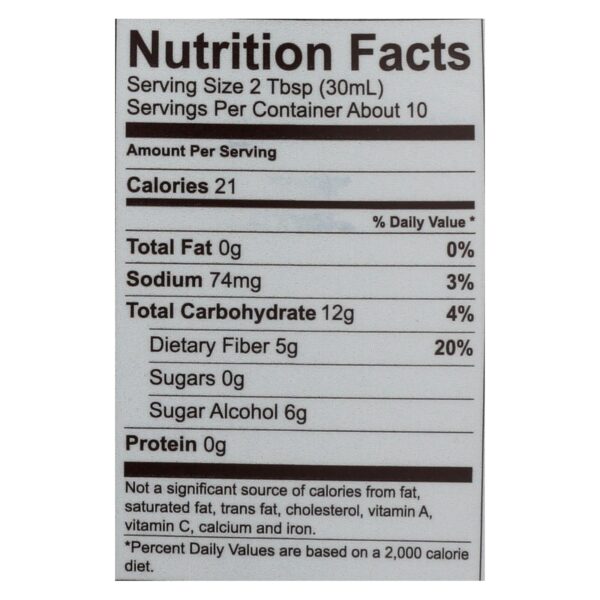 Lakanto Monk Fruit Sweetened Maple Flavored Syrup  - Case Of 8 - 13 Fz - Image 2