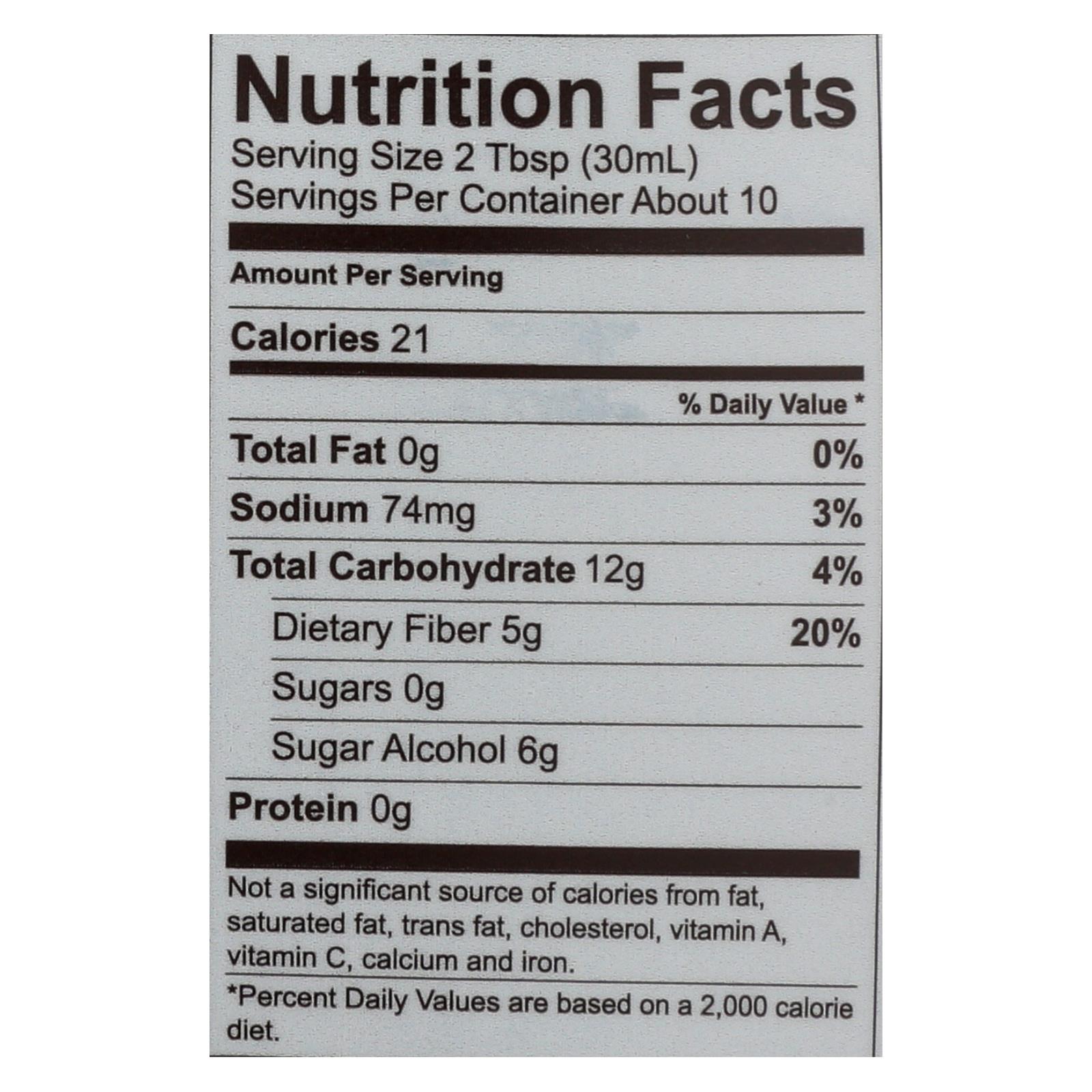 Lakanto Monk Fruit Sweetened Maple Flavored Syrup  - Case Of 8 - 13 Fz - Image 2