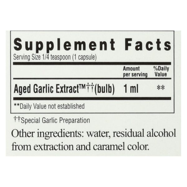 Kyolic - Liquid Aged Garlic Extract - 2 Oz - Image 2