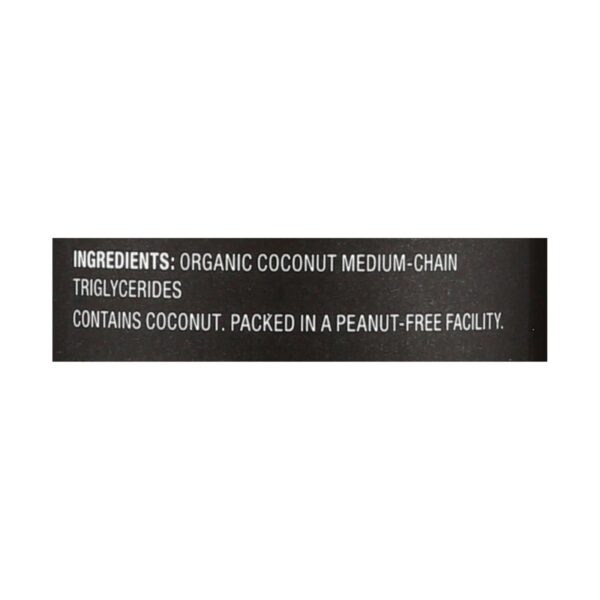 Nutiva 100% Organic Mct Oil - From Coconut - Unflavored - 16 Fl Oz - Image 2