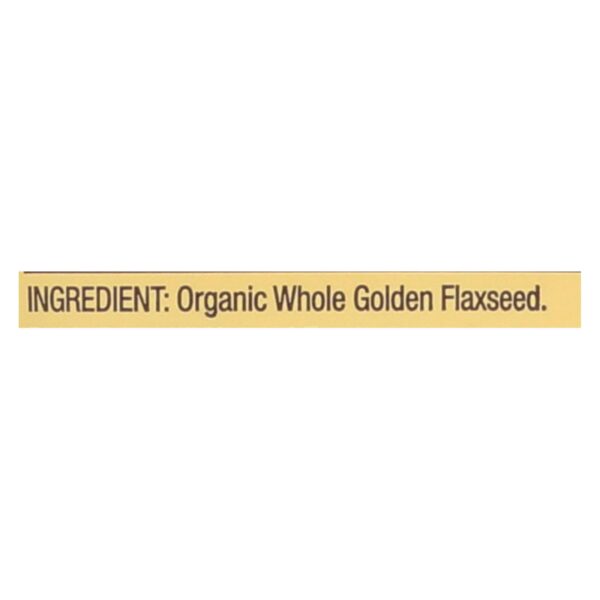 Bob's Red Mill - Organic Flaxseed Meal - Golden - Case Of 4 - 16 Oz - Image 2