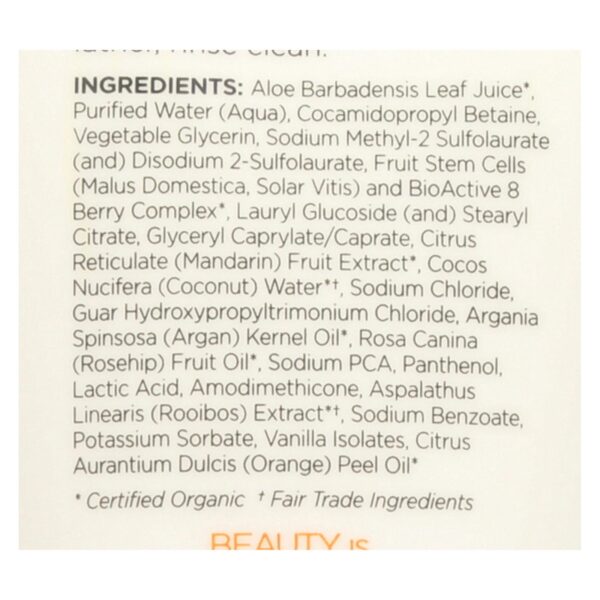 Andalou Naturals Shower Gel - Mandarin Vanilla Vitalizing - 8.5 Fl Oz - Image 2