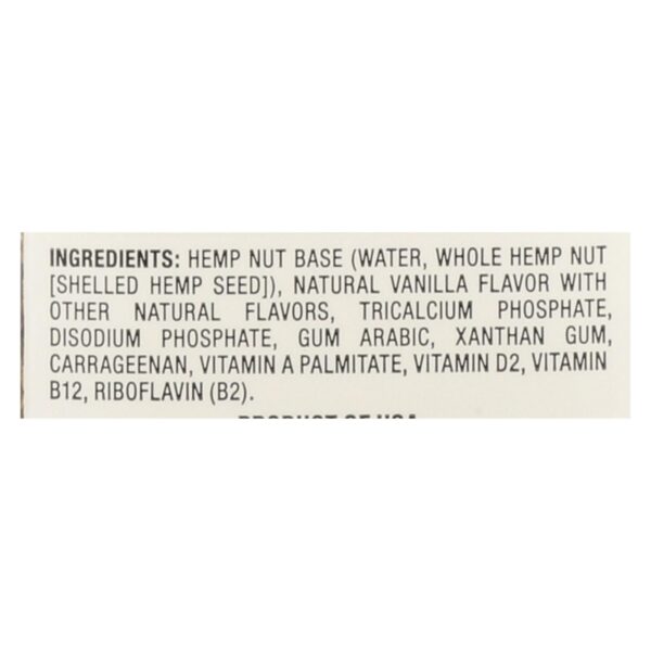 Pacific Natural Foods Hemp Original - Unsweetened - Case Of 12 - 32 Fl Oz. - Image 2