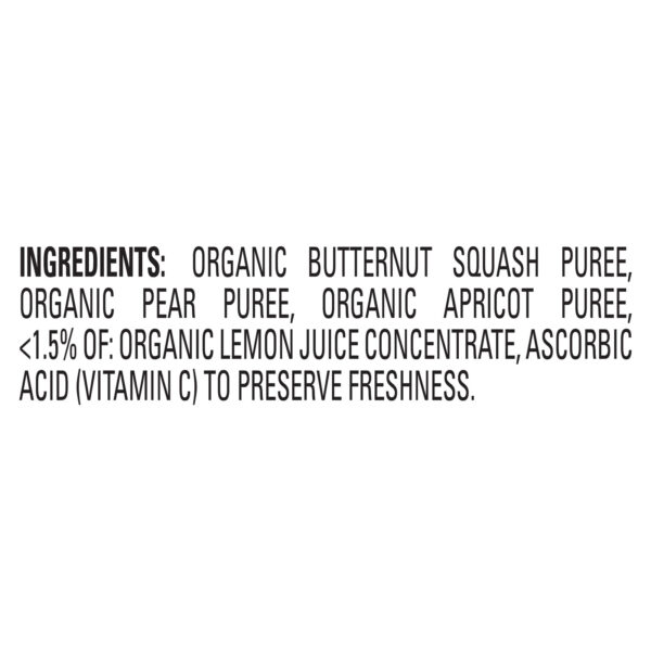 Happy Baby - Carrot, Corn, Organic Squash, Pear, Apricot Stage 2 - Case Of 16-4 Ounce - Image 2
