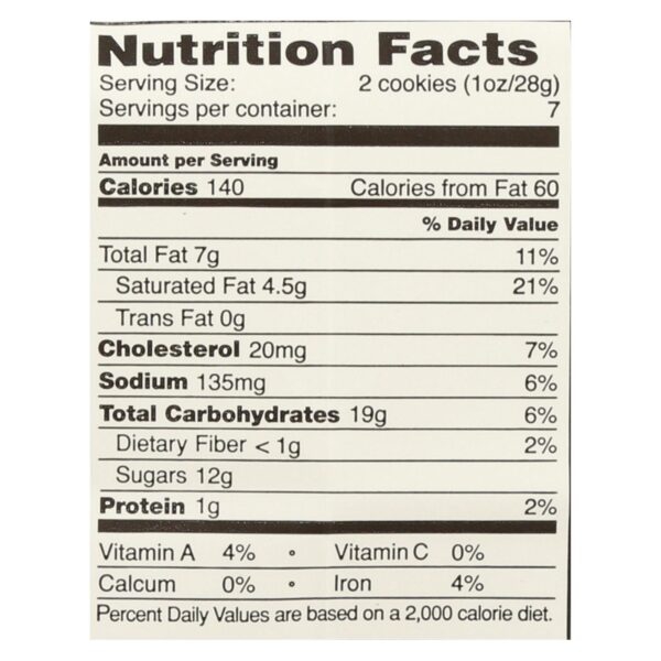 Tate's Bake Shop Cookies - Chocolate Chip - Case Of 12 - 7 Oz. - Image 2