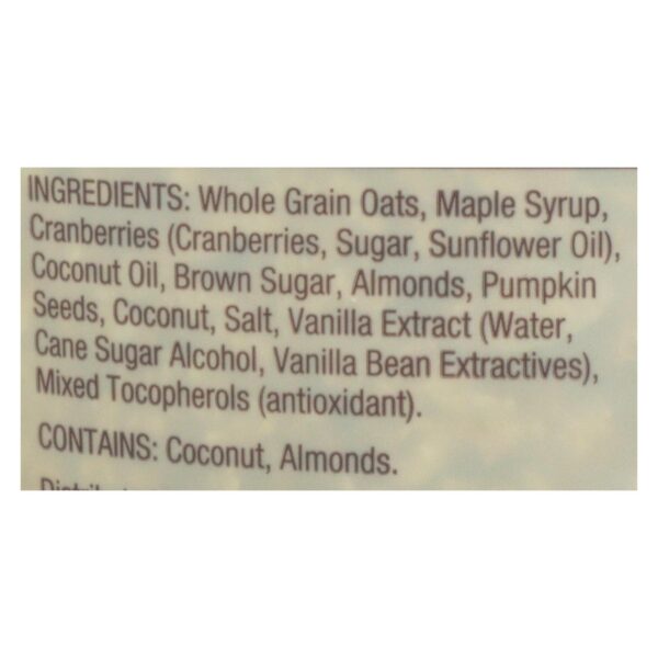 Bob's Red Mill - Granola Cranberry Almond - Case Of 6 - 11 Oz - Image 2