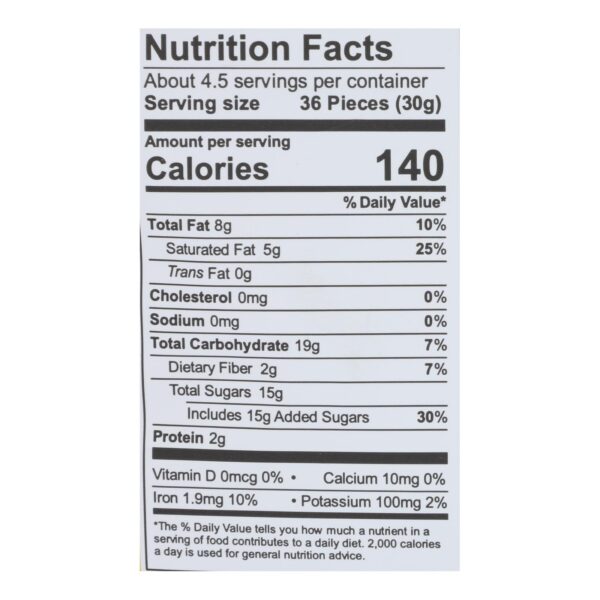 Unreal - Crispy Quinoa Chocolate Gems - Dark Chocolate - Case Of 6 - 5 Oz. - Image 2
