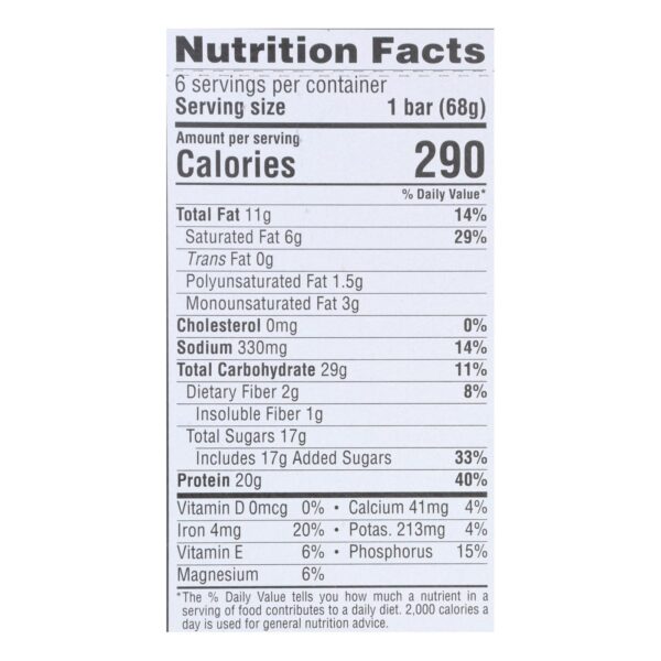 Clif Bar Builder's Protein - Case Of 6 - 6/2.4 Oz - Image 2