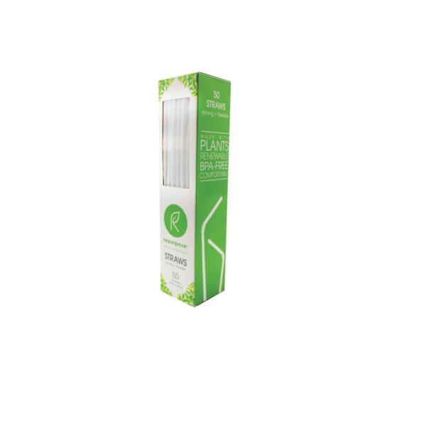 Repurpose Compostable Straws - Case Of 20 - 50 Count - Image 2