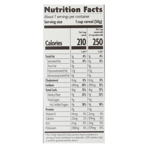 Nature's Path Organic Optimum Power Flax Cereal - Blueberry Cinnamon - Case Of 12 - 14 Oz. - Image 2
