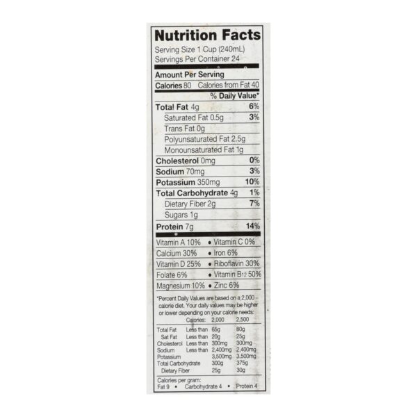 Silk Organic Soymilk - Unsweetened - Case Of 6 - 32 Fl Oz. - Image 2