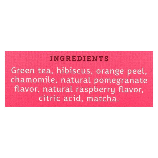Stash Pomegranate Raspberry Green Tea With Matcha - 18 Tea Bags - Case Of 6 - Image 2