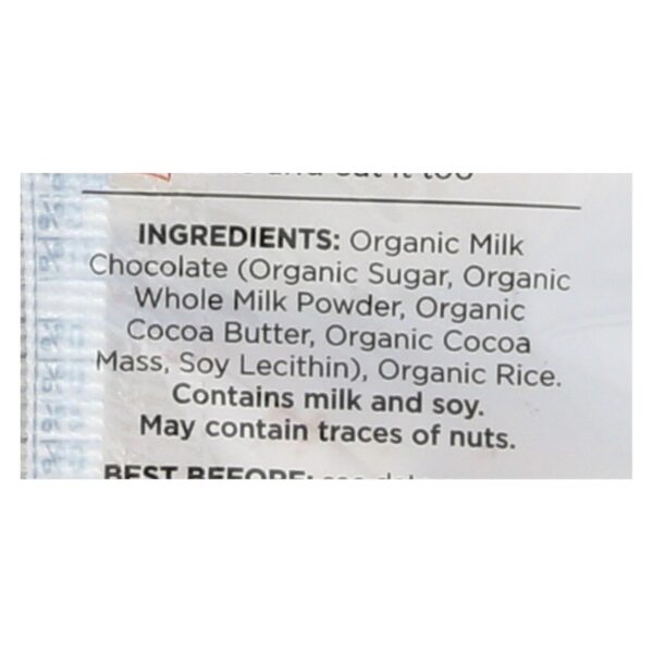 Element Organic Dipped Rice Cakes - Milk Chocolate - Case Of 6 - 3.5 Oz - Image 2