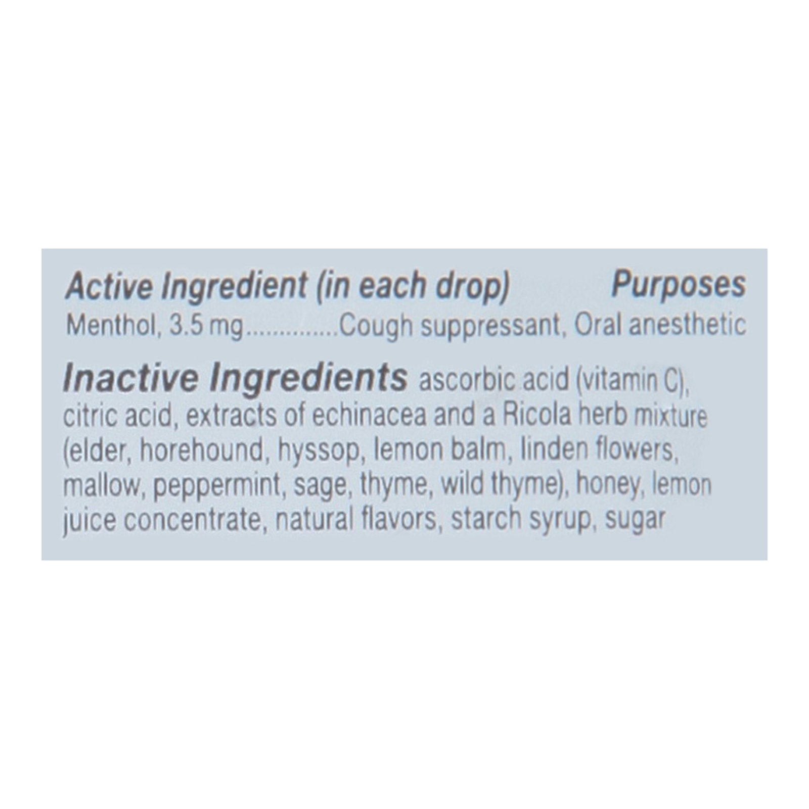 Ricola - Cough Drop Ech Honey Lemon - Case Of 8-19 Ct - Image 2