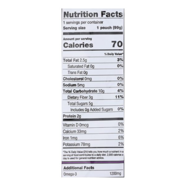 Mamma Chia Squeeze Vitality Snack - Blackberry Bliss - Case Of 16 - 3.5 Oz. - Image 2