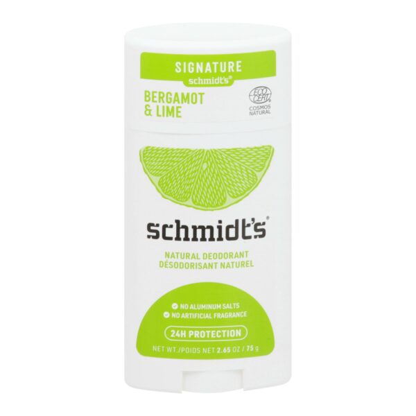 Schmidt's - Deodorant Brgmnt&lme Stk - 1 Each - 2.65 Oz - Image 2