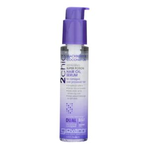Giovanni Hair Care Products Hair Oil Serum - 2chic - Repairing Super Potion - Blackberry And Coconut Milk - 2.75 Oz - 1 Each