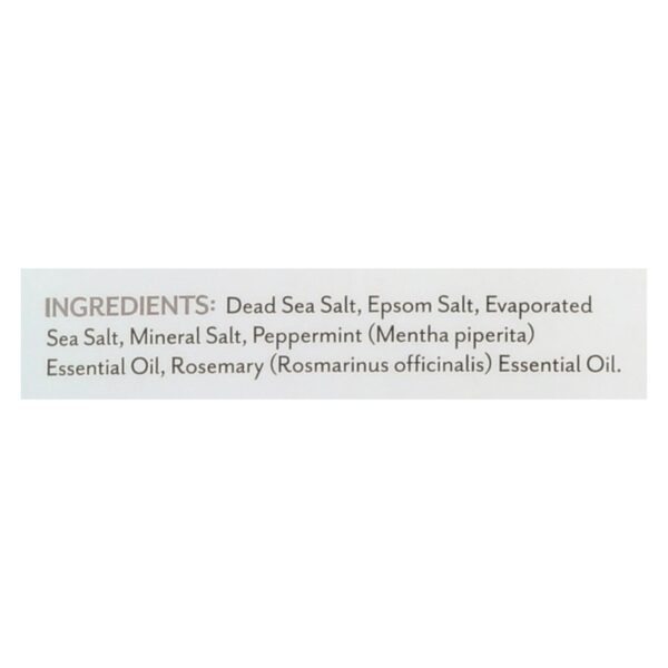 Soothing Touch Bath Salts - Peppermint Rosemary - 32 Oz - Image 2
