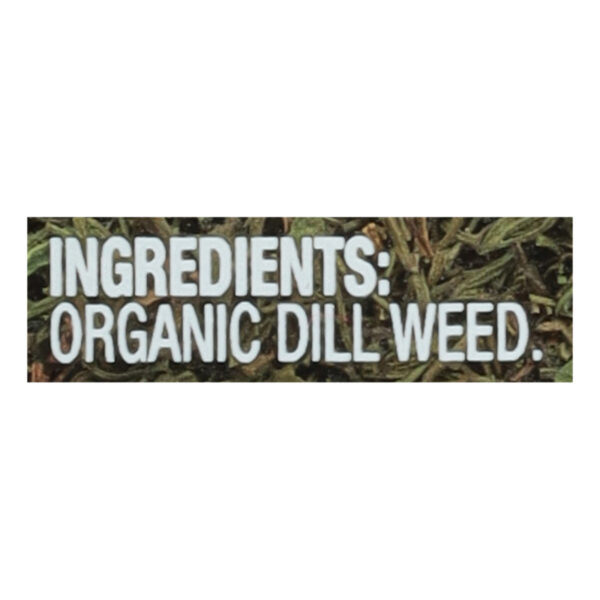 Simply Organic - Dill Weed Organic - Case Of 6 - 0.81 Ounces - Image 2