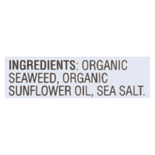 Gimme Organic Seaweed Chips - Sea Salt - Case Of 12 - 0.35 Oz. - Image 2