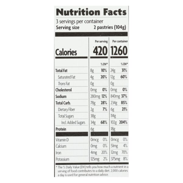 Nature's Path Organic Frosted Toaster Pastries - Berry Strawberry - Case Of 12 - 11 Oz. - Image 2