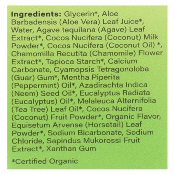 Radius Whitening Mint Aloe Neem Toothpaste  - 1 Each - 3 Oz - Image 2